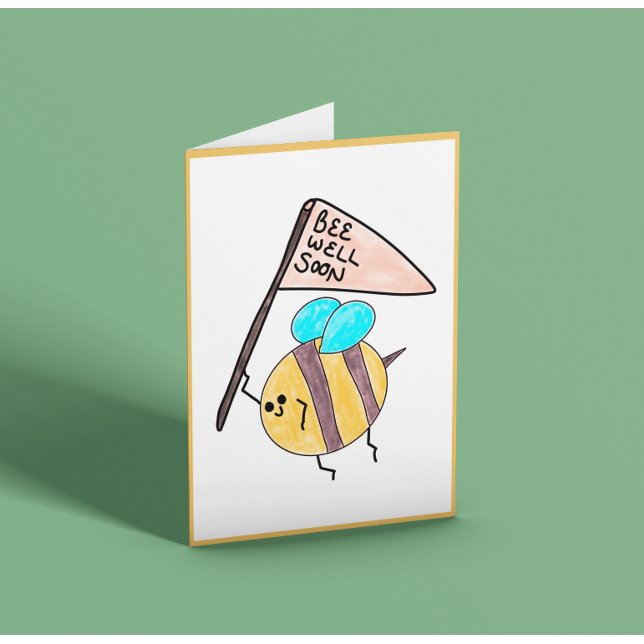 Bee well Soon Kort (Skapare uppladdad)