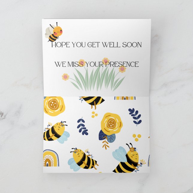 BEE WELL SOON TACK KORT (Inuti)