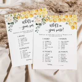 Bee What's in your purse babydusch-match