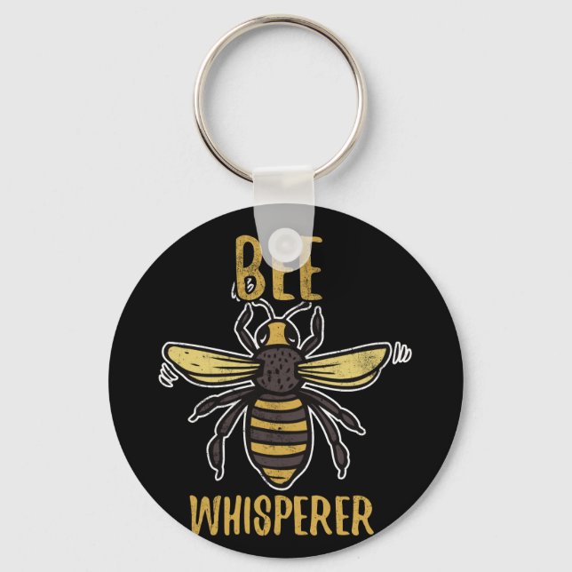 Bee Whisperer biodlingshonung Pollen Nyckelring (Framsida)