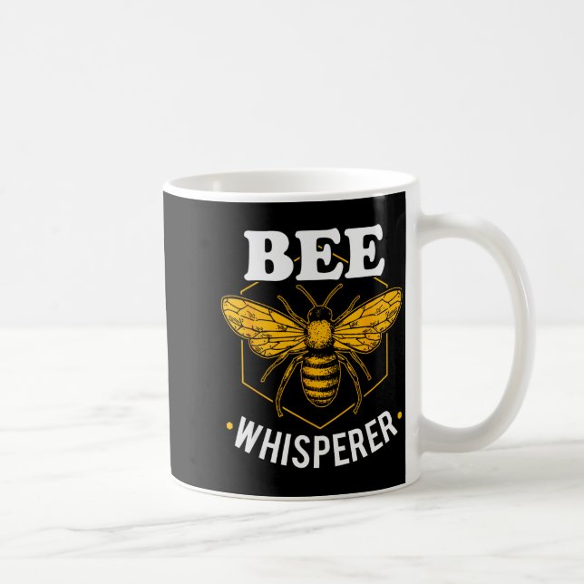Bee Whisperer - Funny Beekeeng &amp; Beekeeper  Kaffemugg (Höger)