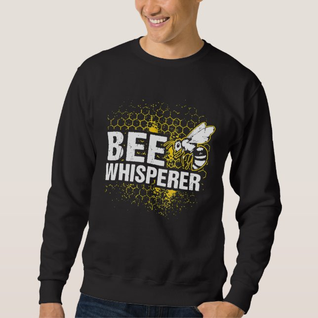 Bee Whisperer Honungsbiodling Lång Ärmad Tröja (Framsida)