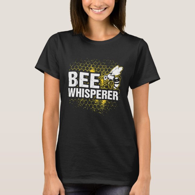 Bee Whisperer Honungsbiodling T Shirt (Framsida)