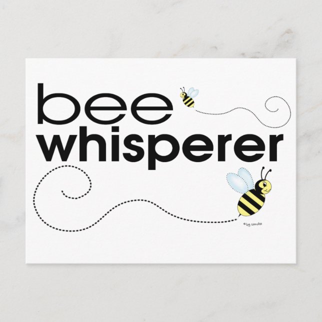 Bee Whisperer Vykort (Framsida)