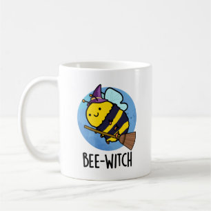 Bee-witch Funny Bee Pun Kaffemugg