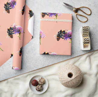 Bee Wrapping Papper Presentpapper