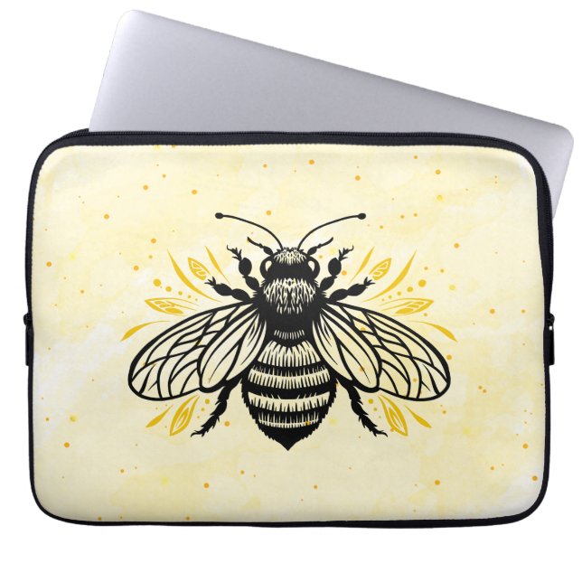 Bee-yond Vacker Elektronikväska Laptop Fodral (Framsidan)