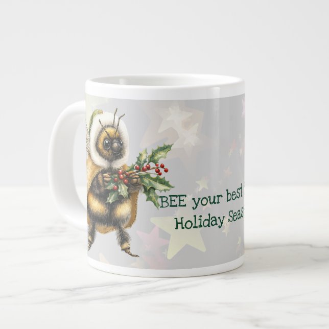 BEE Your Best This Holiday Season Jumbo Mugg (Framsida vänster)