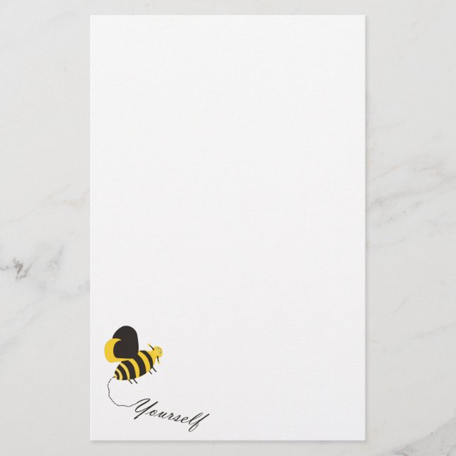 Bee Yourself Brevpapper (Framsida)