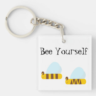 Bee Yourself-Nyckelring