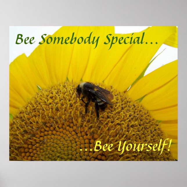 Bee Yourself Poster (Framsidan)