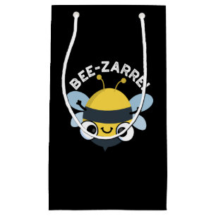Bee-zarre Funny Bizarre Bee Pun Mörk BG