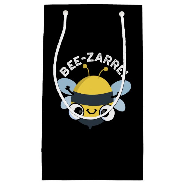 Bee-zarre Funny Bizarre Bee Pun Mörk BG (Framsidan)