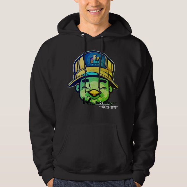 "Beeat$and Bull$slå" Black Hooded Sweatshirt (Framsida)