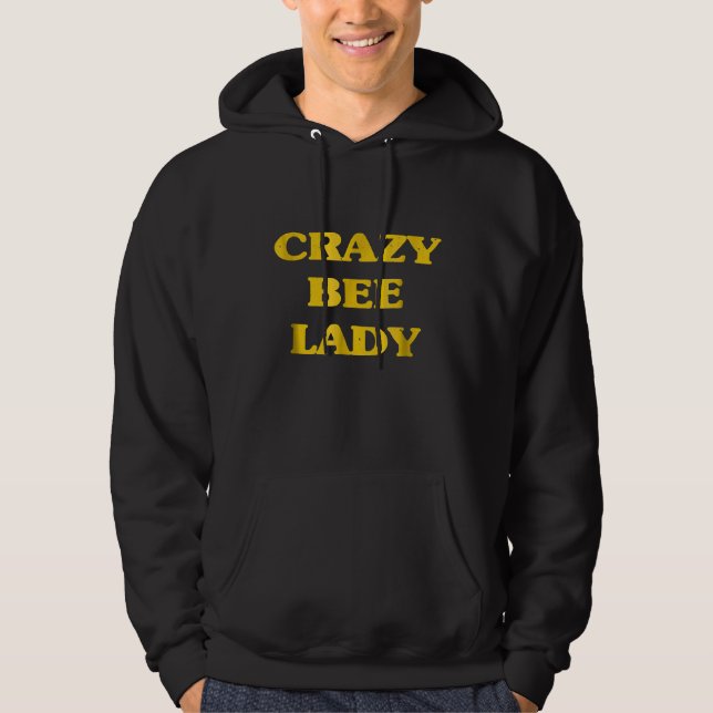 Beebiodlare Crazy Bee Dam Bee Tee Hoodie (Framsida)