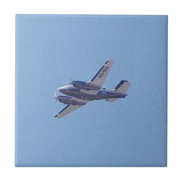 Beech B90 King Air Kakelplatta (Framsidan)