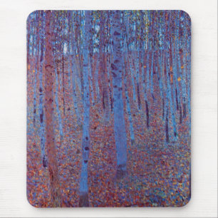 Beech Forest av Gustav Klimt, Vintage Art nouveau Musmatta
