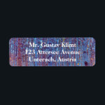 Beech Forest av Gustav Klimt, Vintage Art nouveau Returadress Etikett<br><div class="desc">Enkel att anpassa returetiketter, lägg bara till din information! Beech Forest (1902) av Gustav Klimt är en vintage av bran Viktorian Era Symbolism, konstlandskapskonst med en naturscen. En mörk skog med Beech träd och löv på natten. Om konstnären: Gustav Klimt (1862-1918) var en österrikisk symbolmålare och en av de mest...</div>