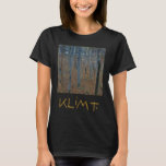 Beech Forest av Gustav Klimt, Vintage Art nouveau T Shirt<br><div class="desc">Beech Forest (1902) av Gustav Klimt är en vintage av bran Viktorian Era Symbolism,  konstlandskapskonst med en naturscen. En mörk skog med Beech träd och löv på natten. Om konstnären: Gustav Klimt (1862-1918) var en österrikisk symbolmålare och en av de mest framstående medlemmarna i rörelsen Wien Art nouveau.</div>