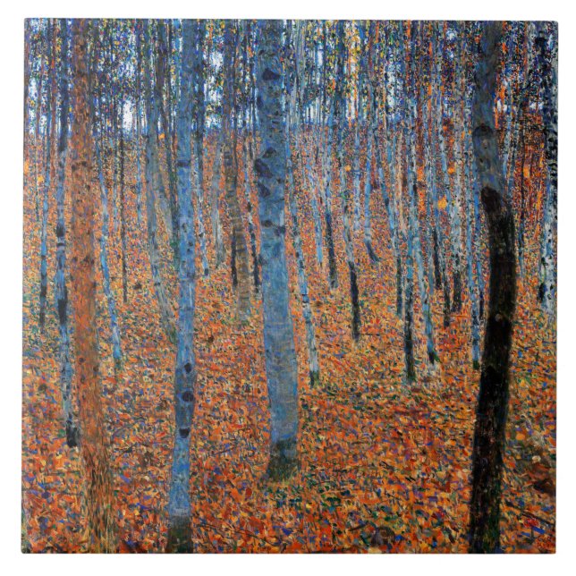 Beech Grove, Gustav Klimt Kakelplatta (Framsidan)
