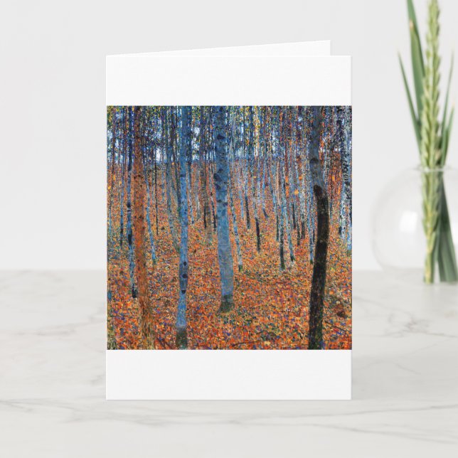 Beech Grove, Gustav Klimt Kort (Framsida)