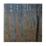 Beech Grove I av Gustav Klimt Kakelplatta<br><div class="desc">Gustav Klimt - Beech Grove I.</div>