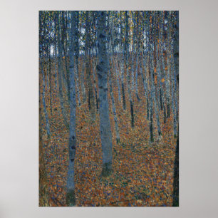 Beech Grove I av Gustav Klimt Painting Poster