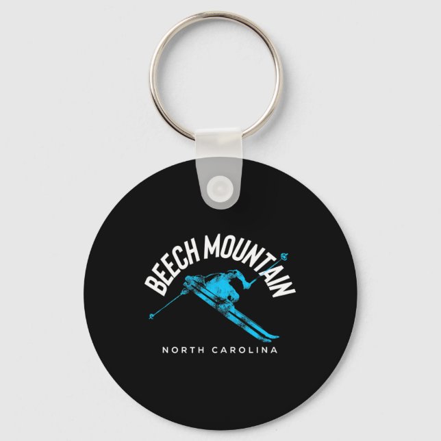 Beech Mountain Nc Ski Nyckelring (Framsida)