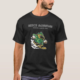 Beech Mountain North Carolina - Funny Snowboarding T Shirt