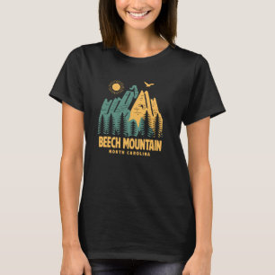 Beech Mountain North Carolina Hiking Outdoor Vint T Shirt