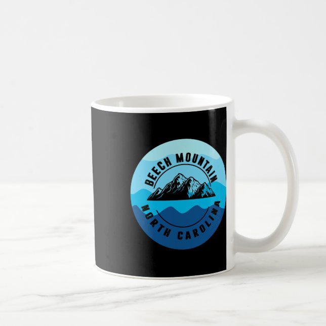 Beech Mountain North Carolina Skiing Snowboarding Kaffemugg (Höger)