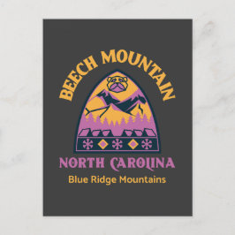 Beech Mountain North Carolina Vykort