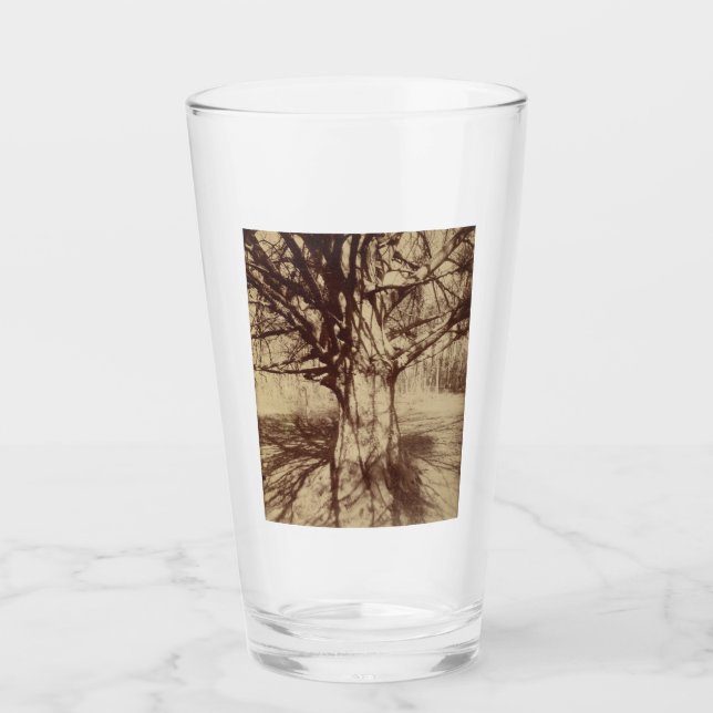 Beech Träd (av Eugène Atget) Glaskopp (Framsida)