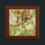 Beech Träd Fairy by Vision Studio Smyckeskrin<br><div class="desc">En underbar illustration av en vingad älv i en bok träd av Vision Studio. Biet ser ut som en höger ur en storybook. Hämta ditt exemplar nu!</div>