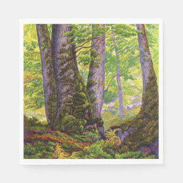 Beech Träd i Forest (Woodland) (Paul Ranson) Pappersservett