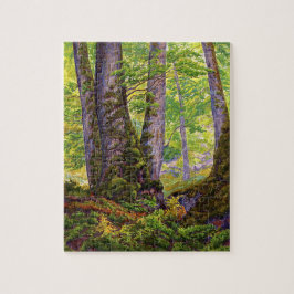 Beech Träd i Forest (Woodland) (Paul Ranson) Pussel