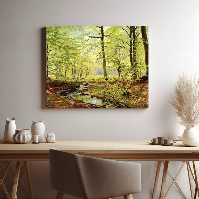 Beech träd under våren, Christian Zacho Poster (Skapare uppladdad)