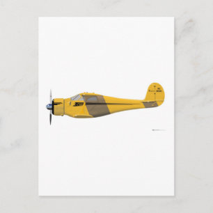 Beechcraft D-17 Staggerwing Vykort