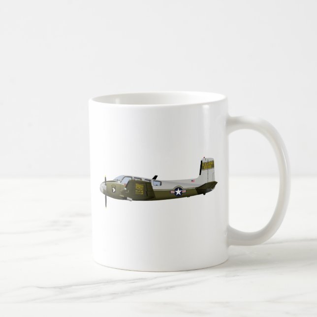 Beechcraft L-23 U-8 Seminole 456456 Kaffemugg (Höger)