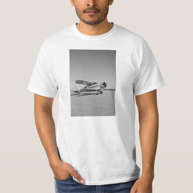 Beechcraft modellerar 17 Staggerwing T-shirt (Framsida)