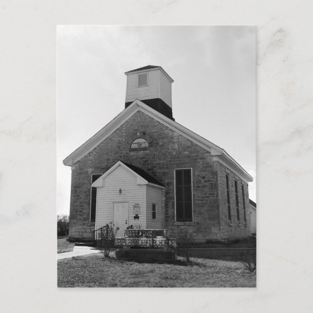 Beecher Bible and Rifle Church, Kansas Vykort (Framsida)