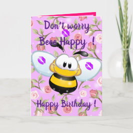Beee Lycklig Kort