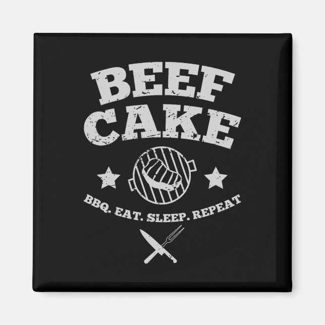 Beef Cake Bbq Magnet (Framsidan)