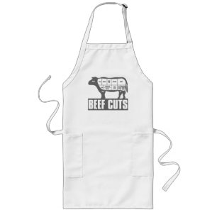 Beef_Cuts Långt Förkläde