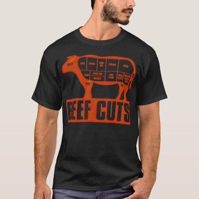 Beef_Cuts T-shirt (Framsida)