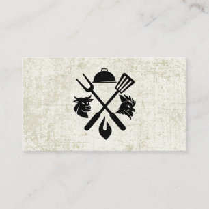 Beef Diagram BBQ Utensils   Nötkyckling Visitkort