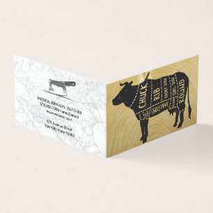 Beef Diagram   Slaktare Knivar Visitkort