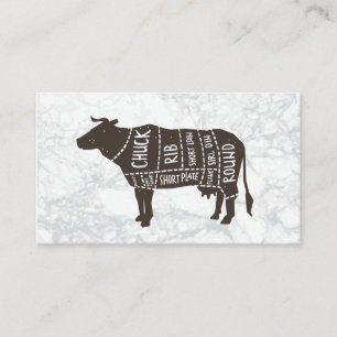 Beef Diagram Visitkort