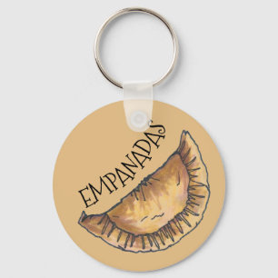 Beef Empanadas Spanska latinamerikanska livsmedels Nyckelring