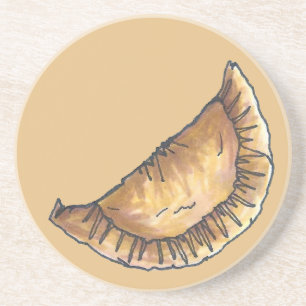 Beef Empanadas Spanska latinamerikanska livsmedels Underlägg Sandsten